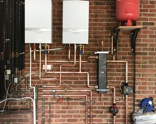 Double Boiler Installation